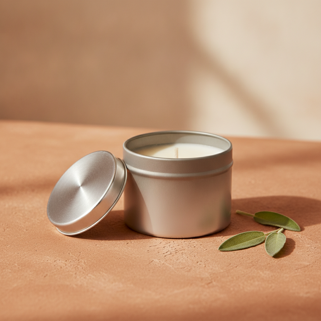 Sea Salt & Sage Tin Candle